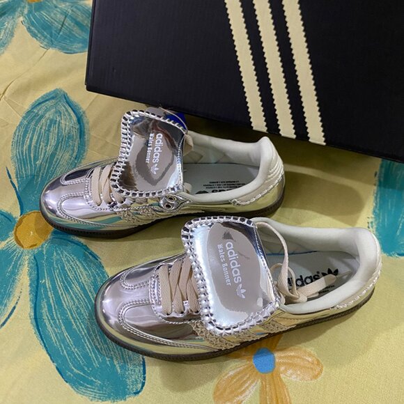 Adidas x Wales Bonner Silver Unisex Sneakers - Picture 9 of 10